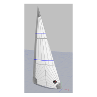 Cruising Radial cut Headsail